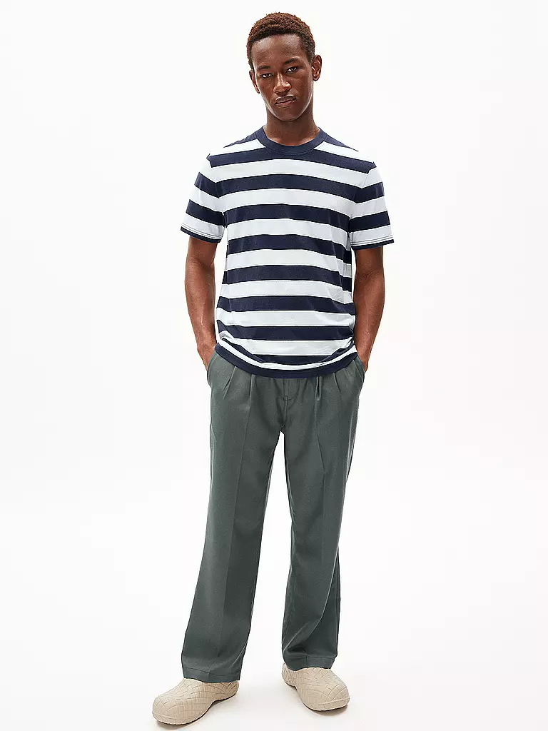 ARMEDANGELS T-Shirt BAHAAR STRIPES blau