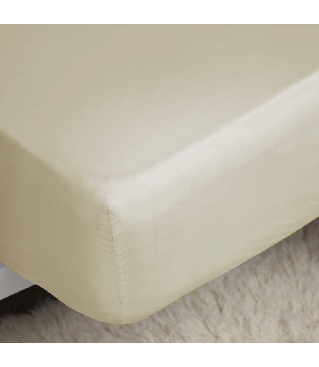 Belledorm - Drap-housse EASYCARE PERCALE EXTRA DEEP (Crème) - UTBM173