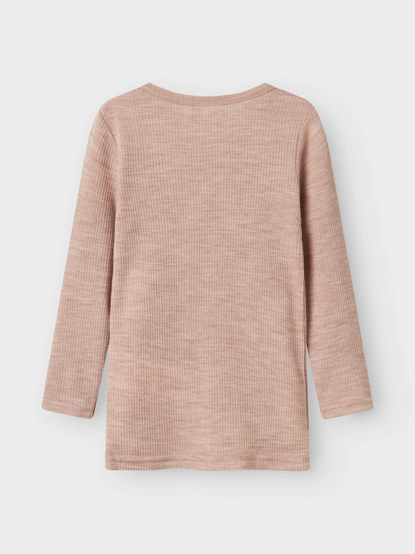 Wax Wool Rib Long Sleeve Top