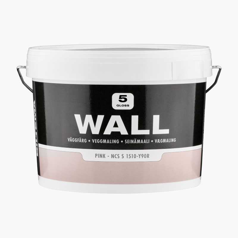 Veggmaling WALL, rosa, 3 liter