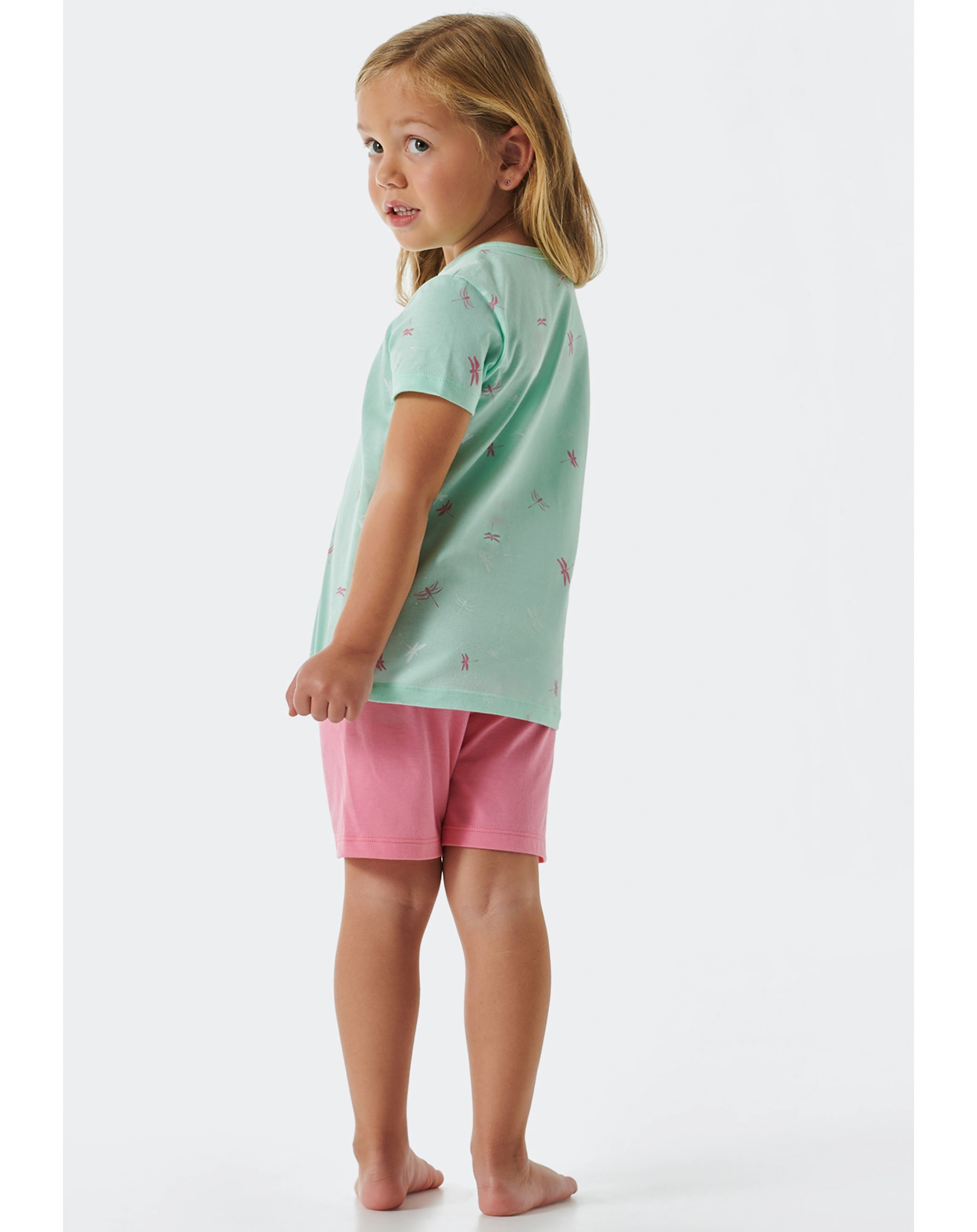 Schlafanzug LITTLE LIBELLE kurz in mint