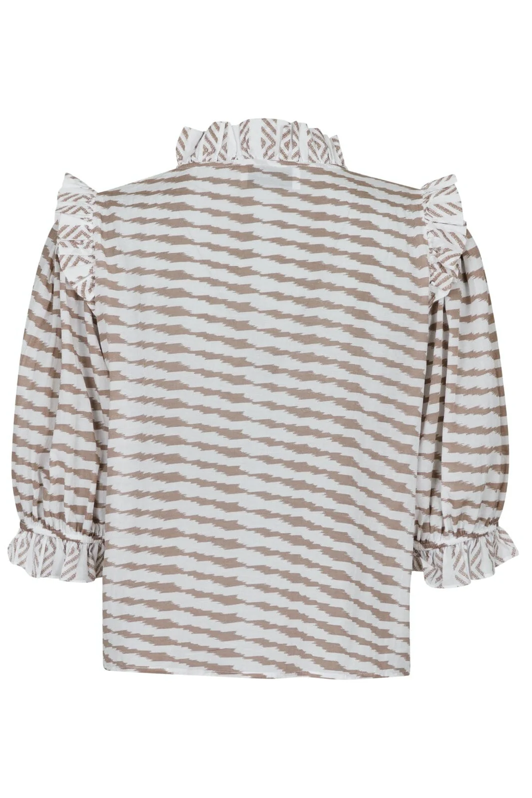 Neo Noir Chacha Graphic Blouse sand