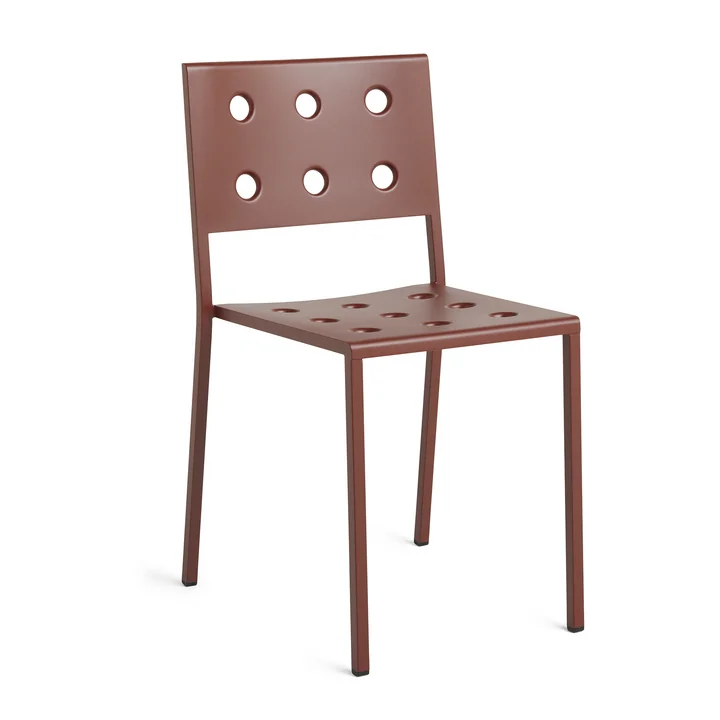 HAY - Balcony Dining Stuhl, iron red