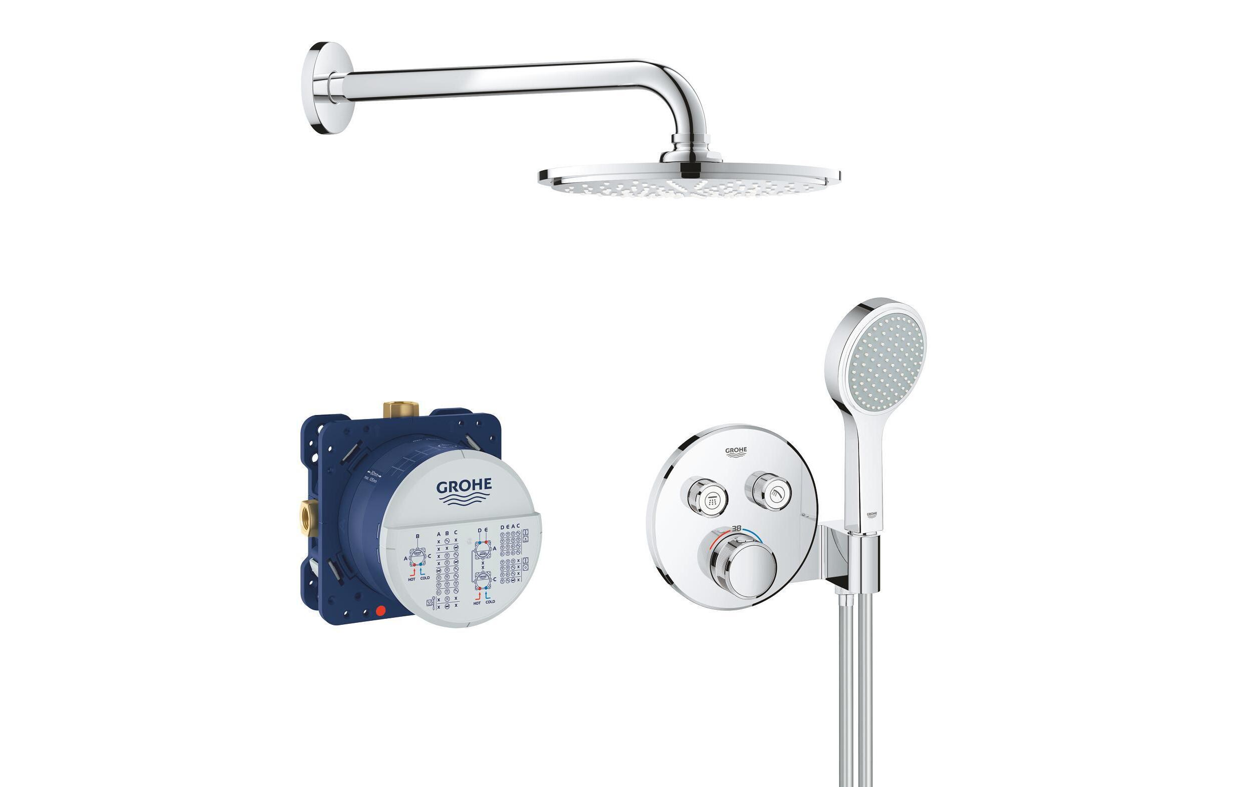 Duschsystem Grohtherm SmartControl<br>Unterputz-Duschsystem