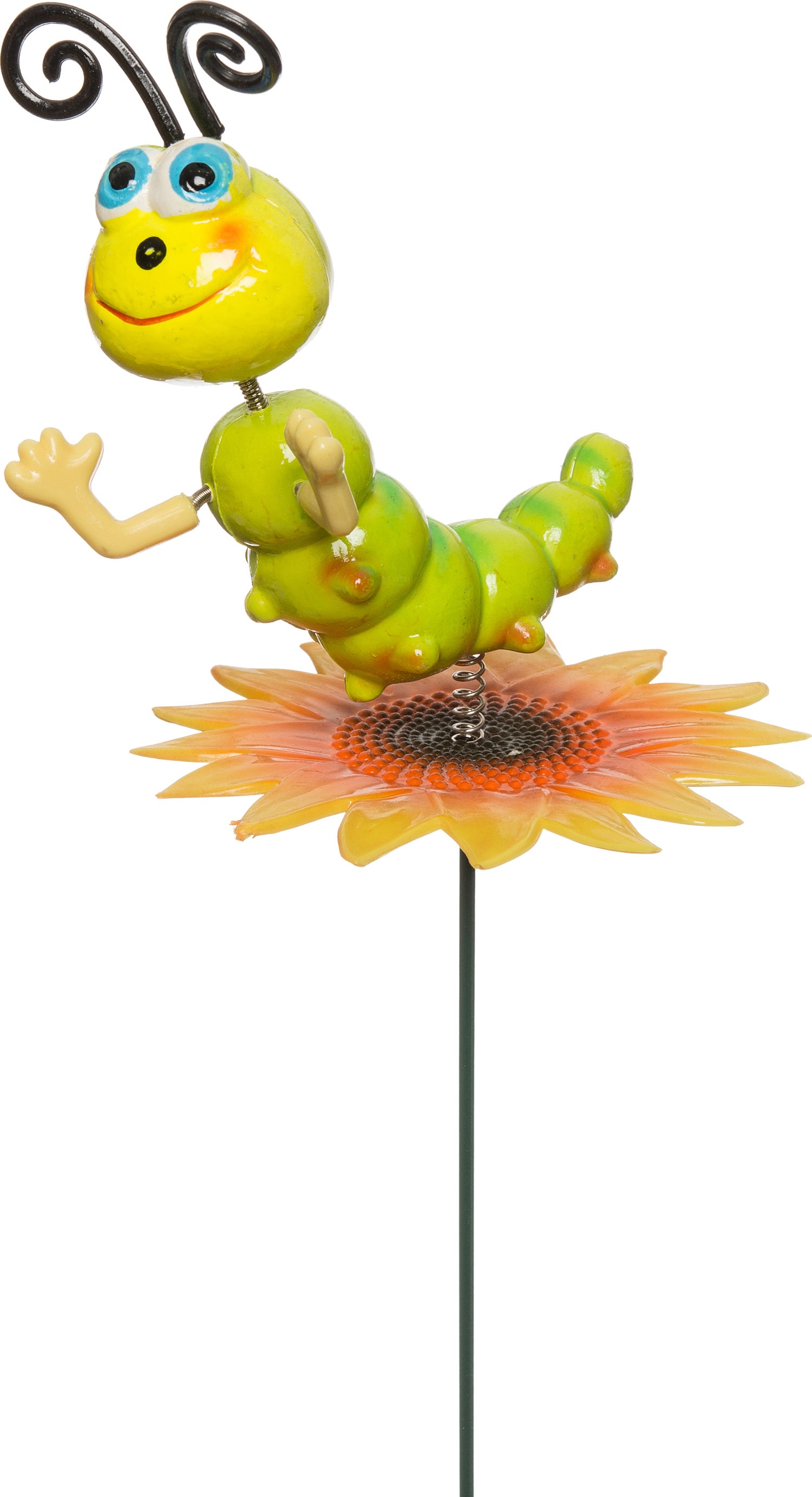 Intratuin tuinsteker rups groen 10 x 11 x 71 cm