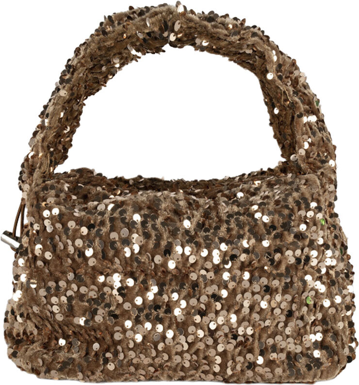 Sui Ava Anne Sequins Bag Brown