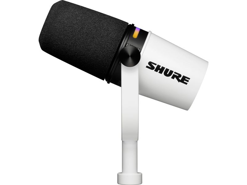 Shure Mikrofon MV7  Weiss Podcast-Mikrofon