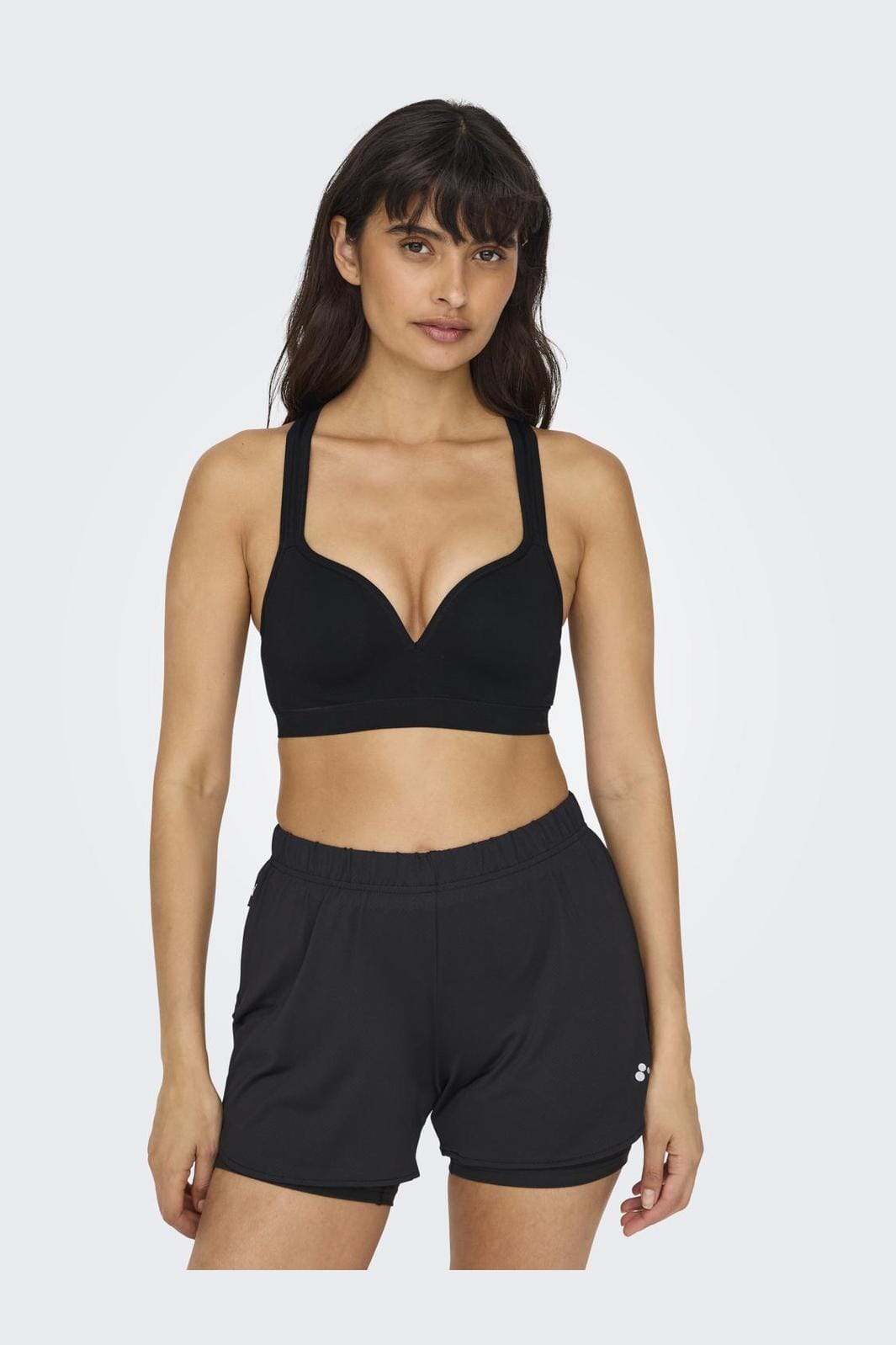 Only Onpmartine-2 Seam Bra m bra 2462166 black solid