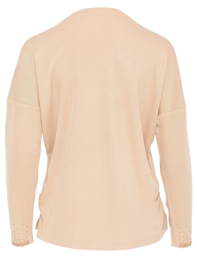 Pullover Diva im Materialmix