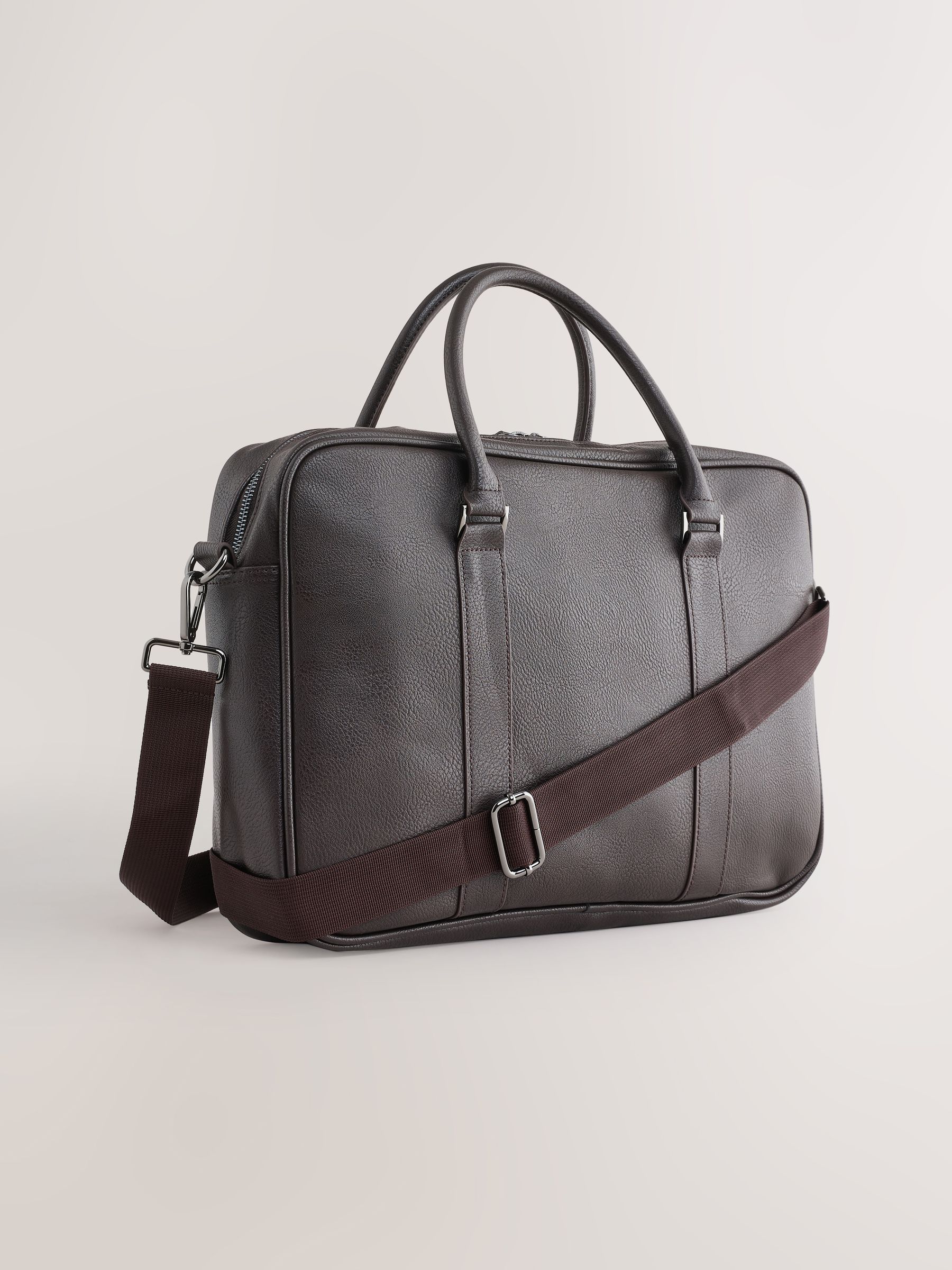 Bruin - Faux Leather Briefcase