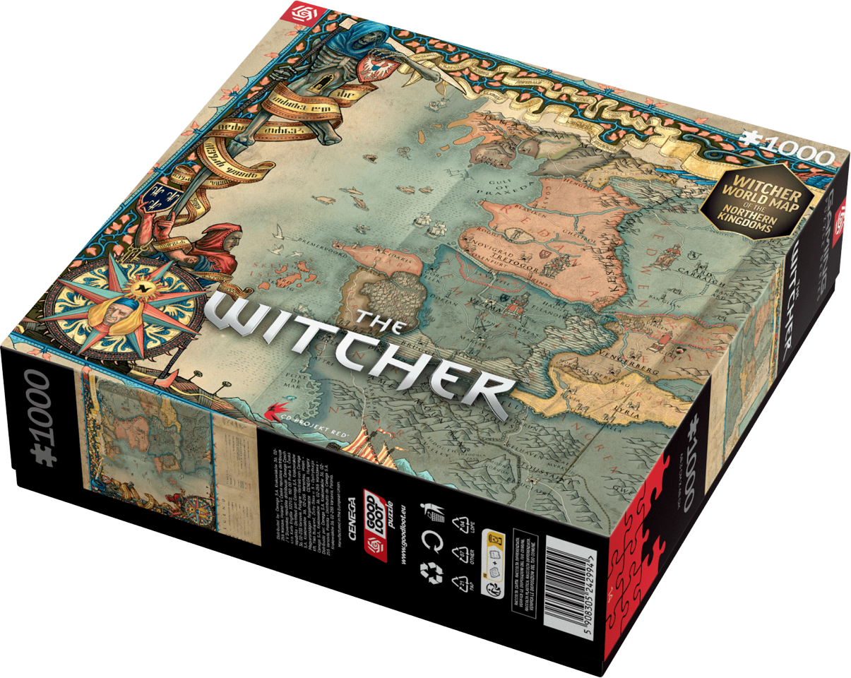 Good Loot - Gaming Puzzle: The Witcher 3 The Northern Kingdoms Puzzles - 1000