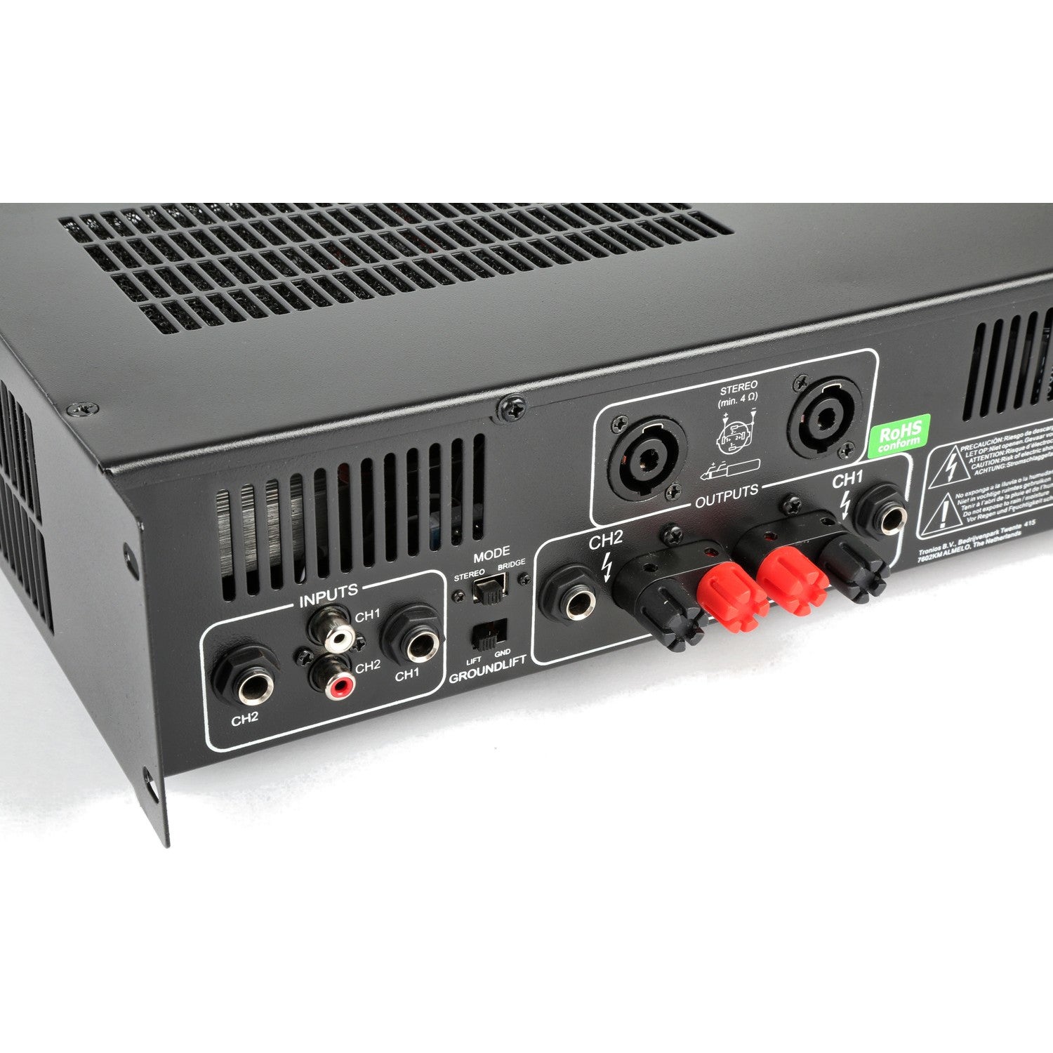Vonyx VXA-1200 II versterker 2x 600W @ 4 Ohm