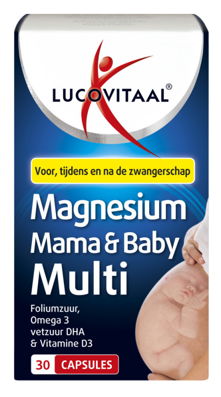 Lucovitaal Magnesium mama & baby multi 30 Capsules