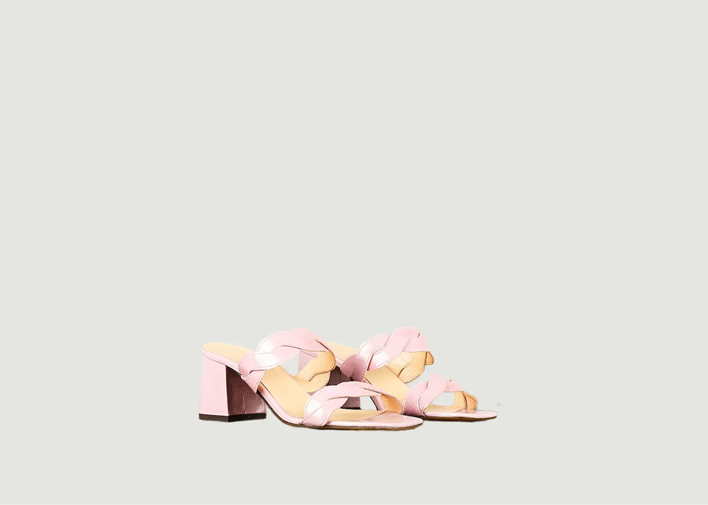 Mule Rhea en cuir verni souple Tila March