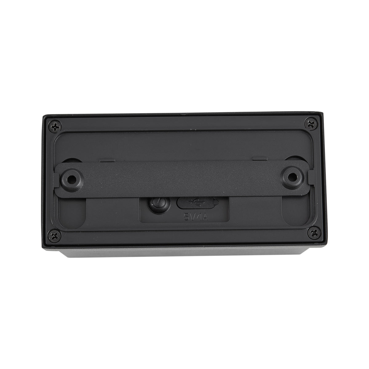 QAZQA Wandlamp zwart 4-stap sensor magnetisch incl. LED oplaadbaar -