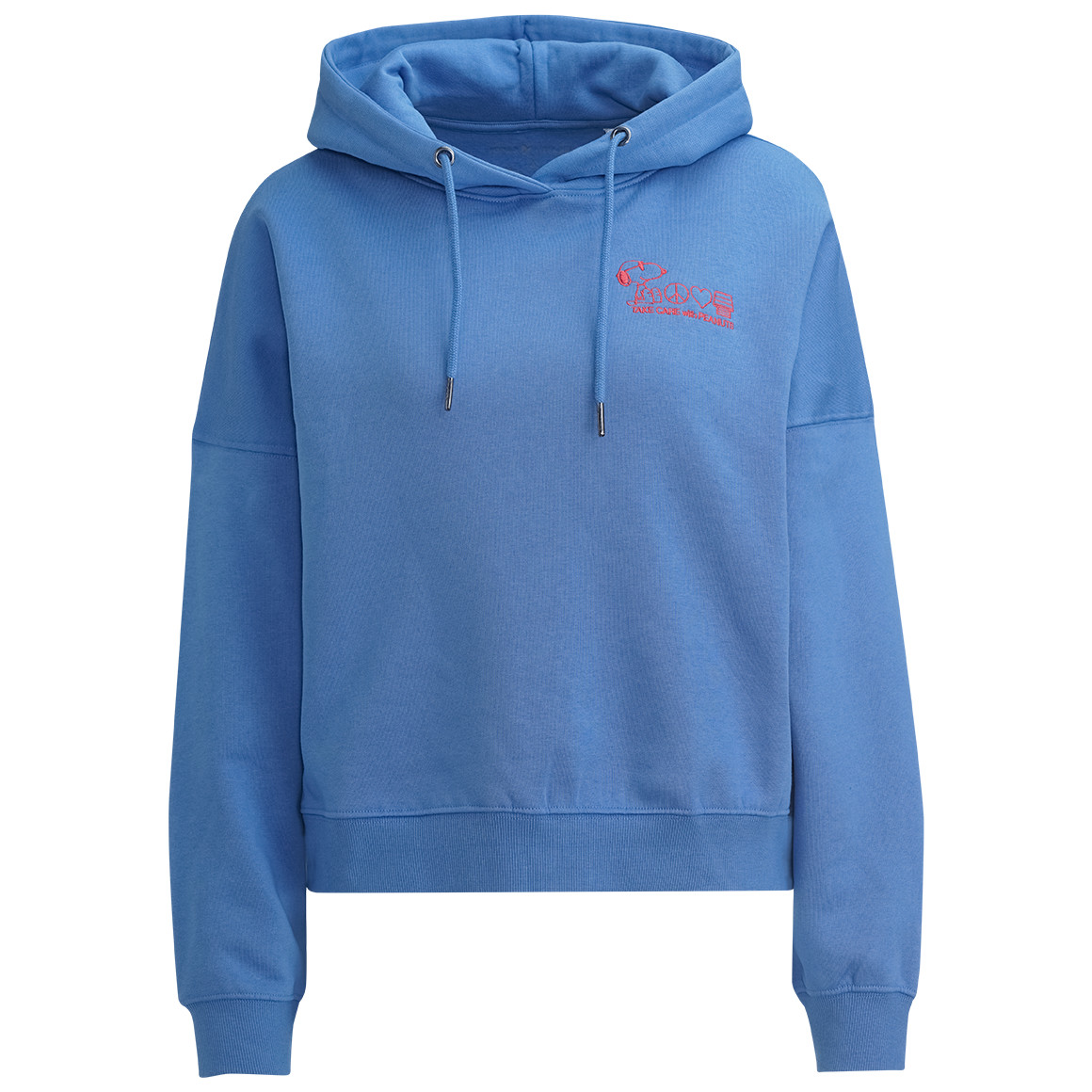 Jonas Nielsen Peanuts Hoodie mit Stickerei blau