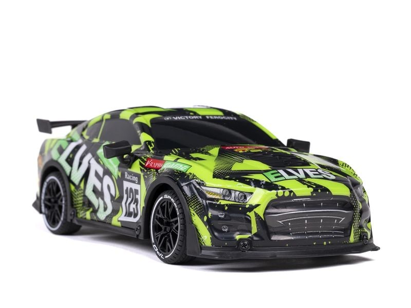 TEC-TOY Auto Elves R/C 1:18 Grün Ferngesteuertes Spielzeug mit Licht für Kinder ab 8 Jahren