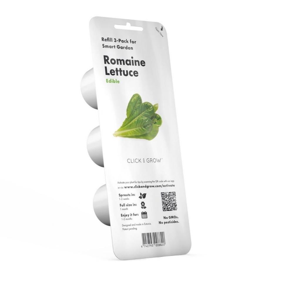 Click and Grow -Smart Garden Refill 3-pack - Romaine Lettuce (SGR50X3)