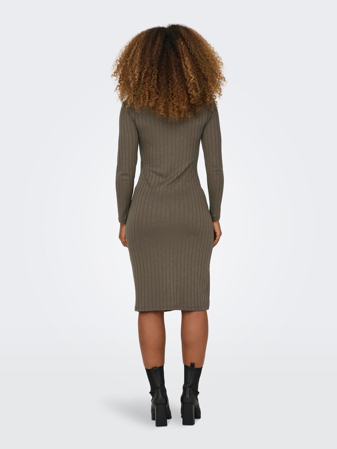 ONLFELINE Midikleid Walnut