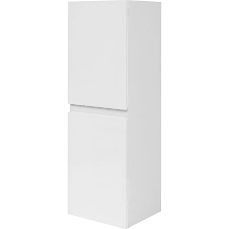 Venedig højskab 125 cm - hvid højglans