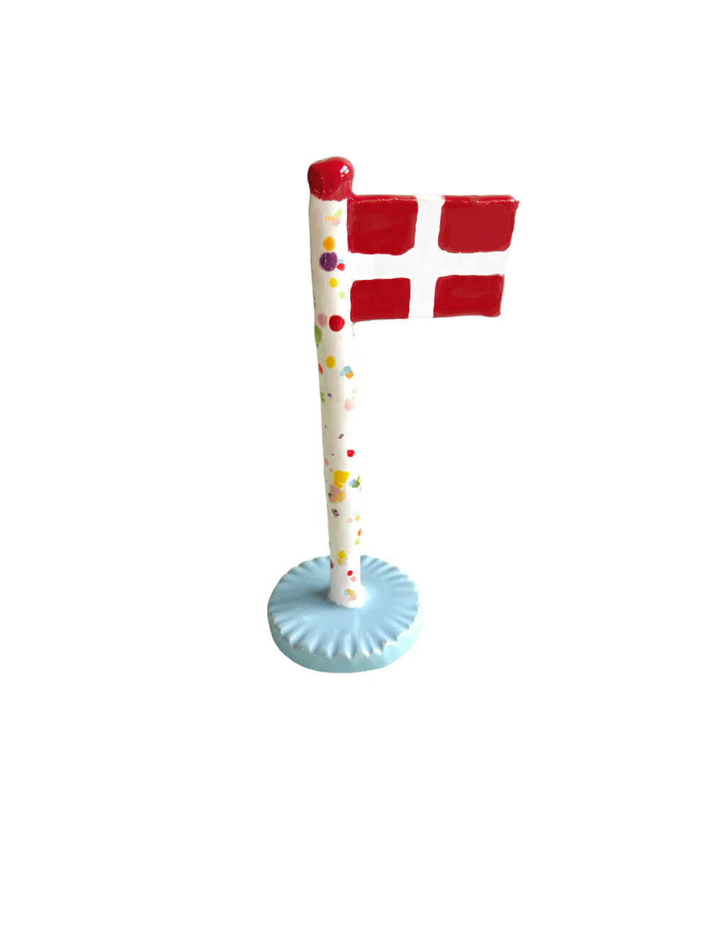 TheClayPlay  Keramik Flag, Sky Diver - H23 cm.