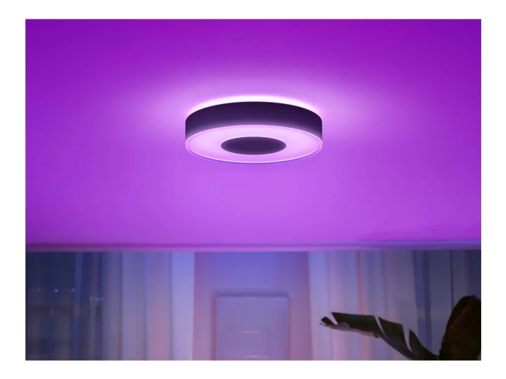 Philips Hue White and Color Ambiance Infuse M - Loftslampe - LED - 33.5 W - klasse G - 2000-6500 K - sort