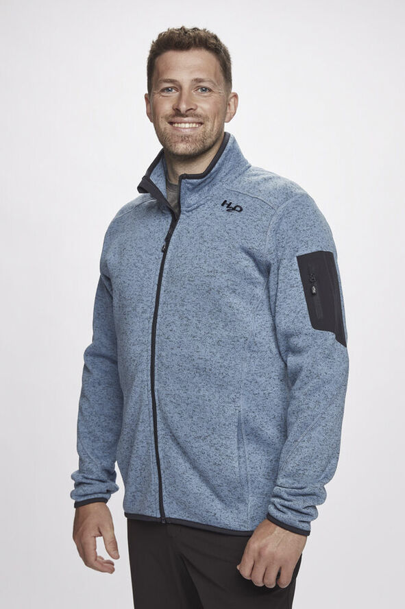 H2O Melvin Knit fleecetrøje Blå