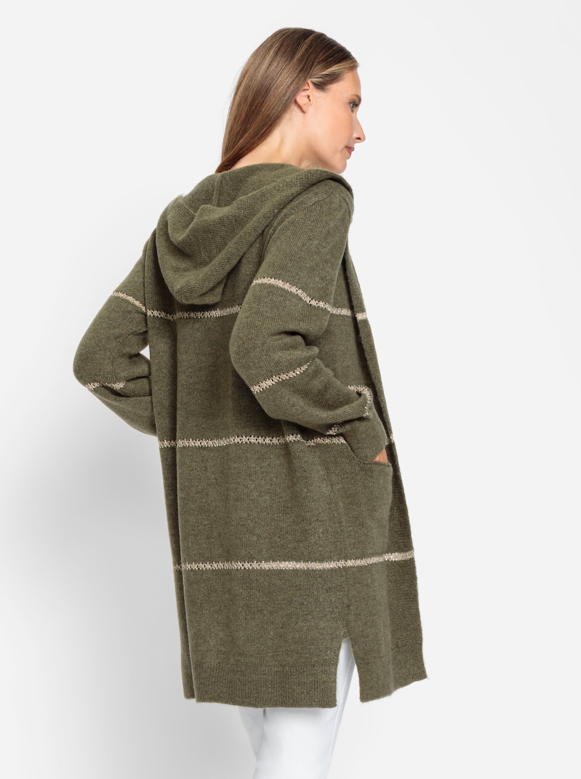 heine Strickjacke in oliv