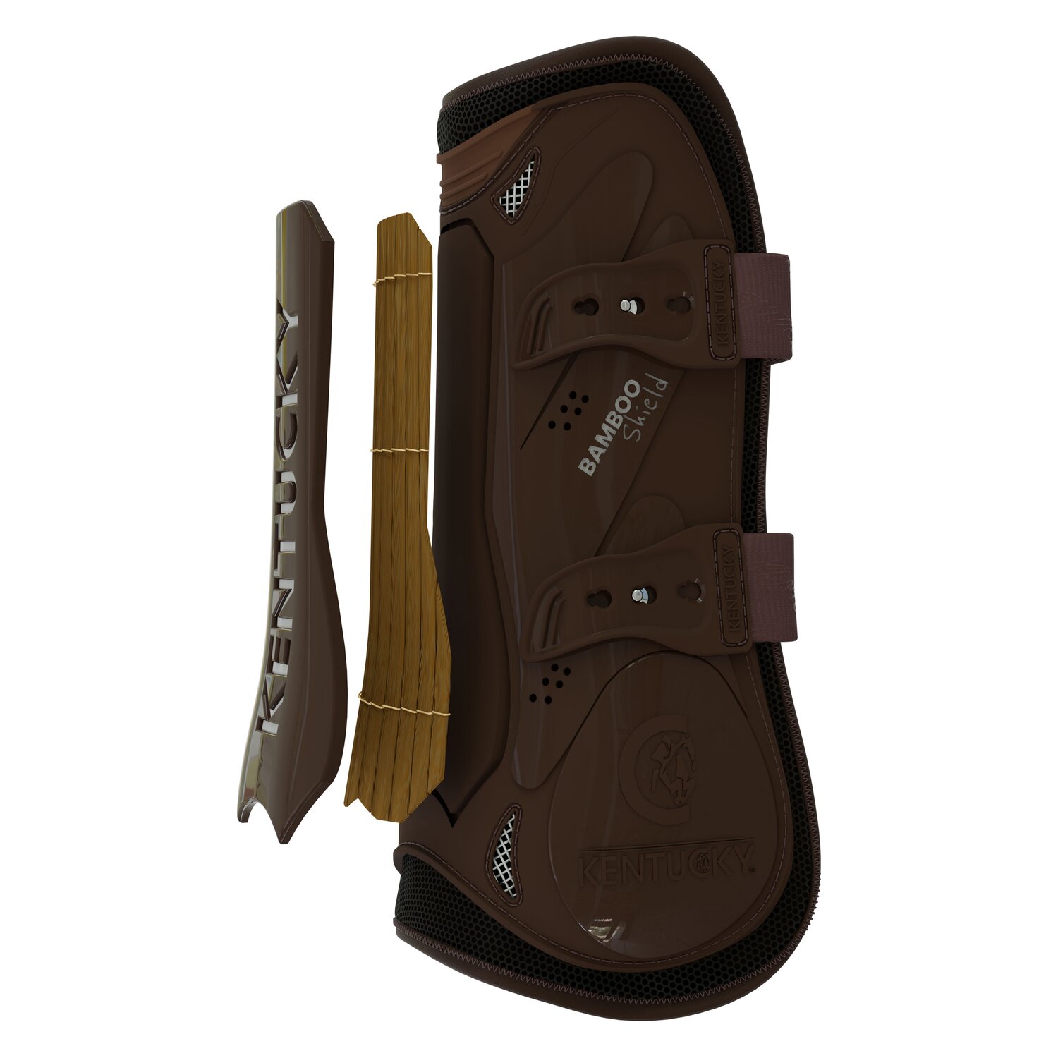 KENTUCKY Springgamaschen Bamboo Shield, für Vorderbeine - brown