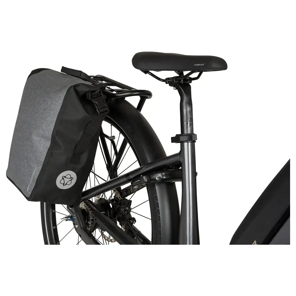 AGU Clean Single Shelter Click'nGo Medium 17L Fietstas Grijs