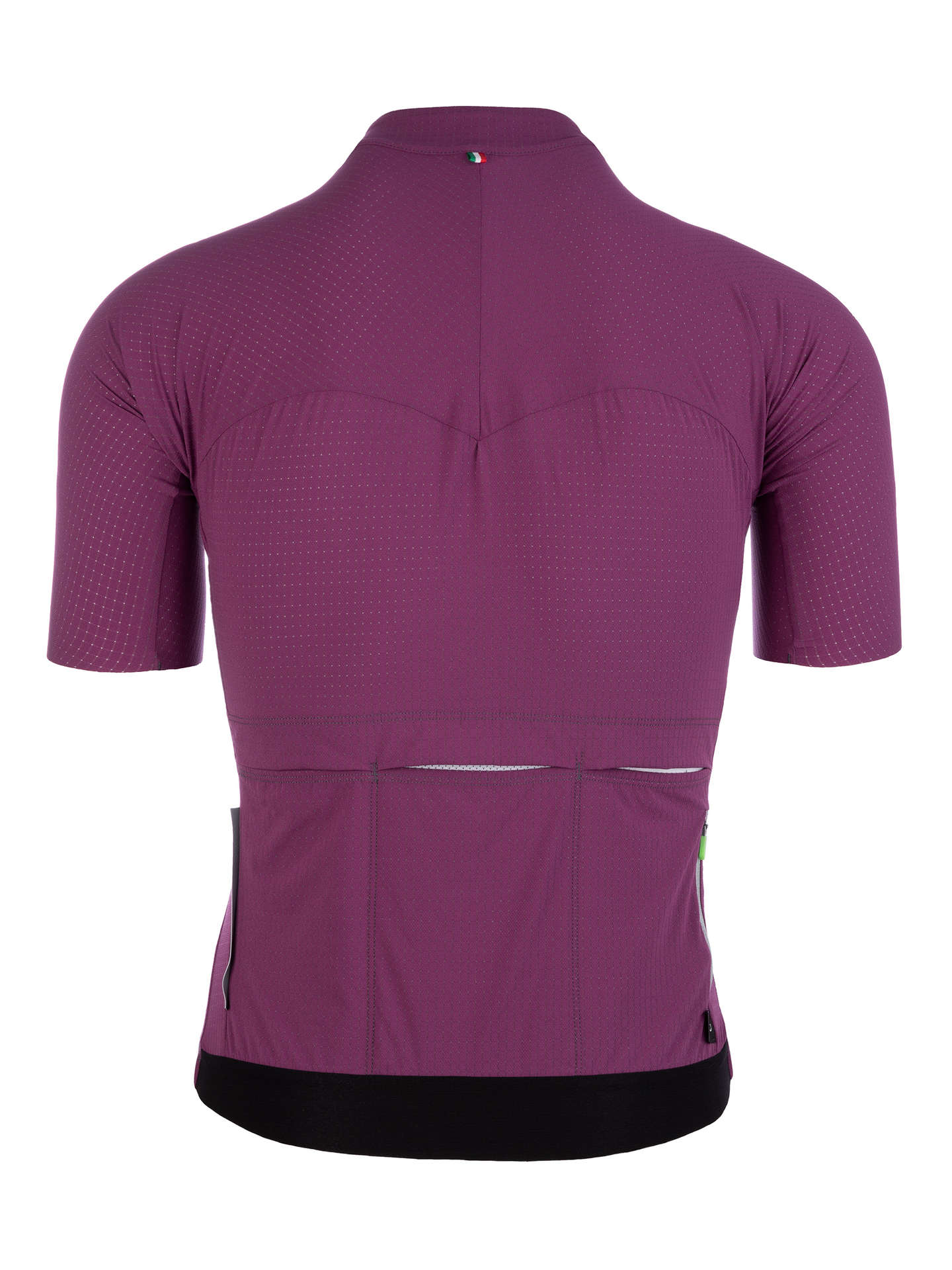 Q36.5 L1 Pinstripe X Fietsshirt Korte Mouwen Paars Heren