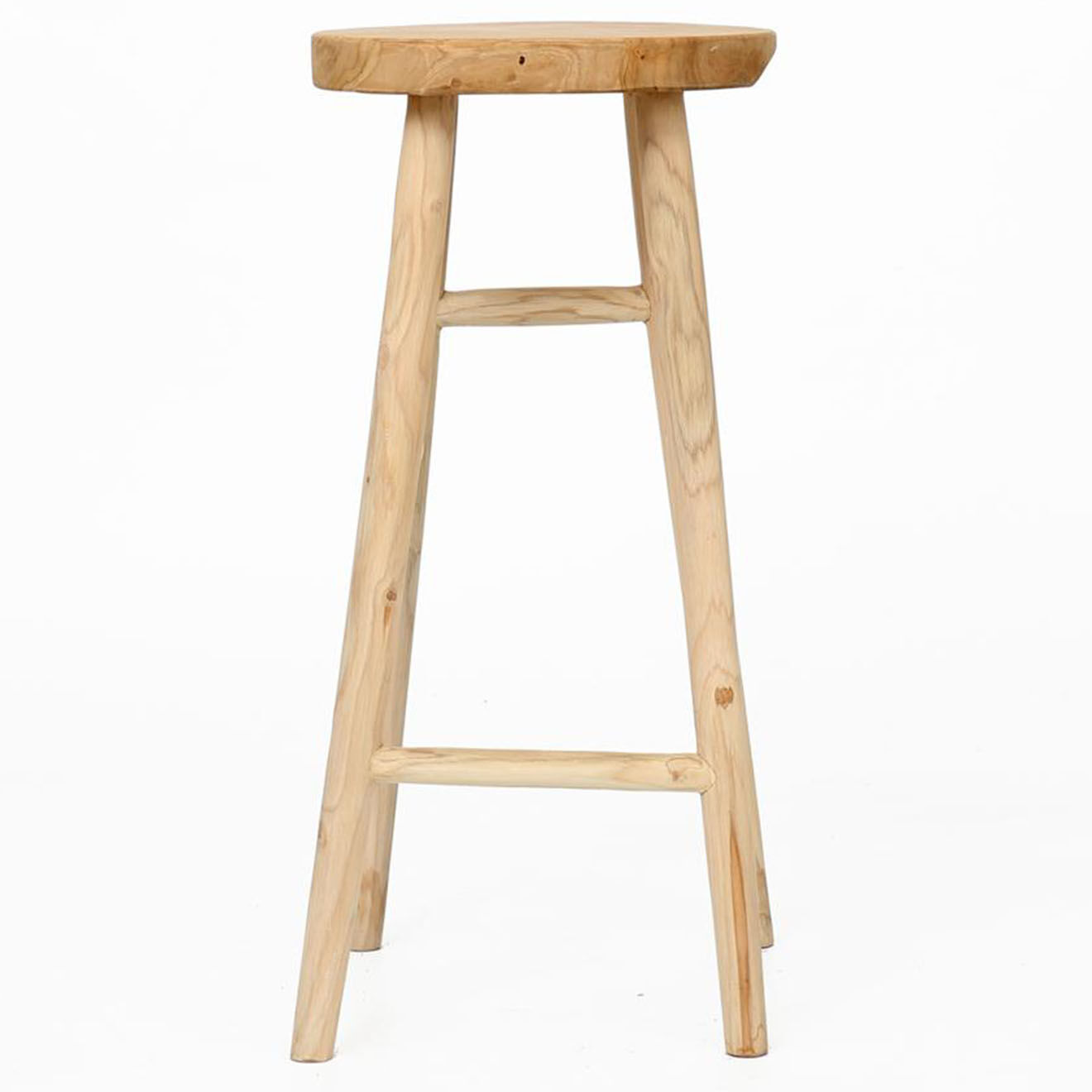 Bazar Bizar Tabouret de bar Kedut beige - 35x35x75 cm