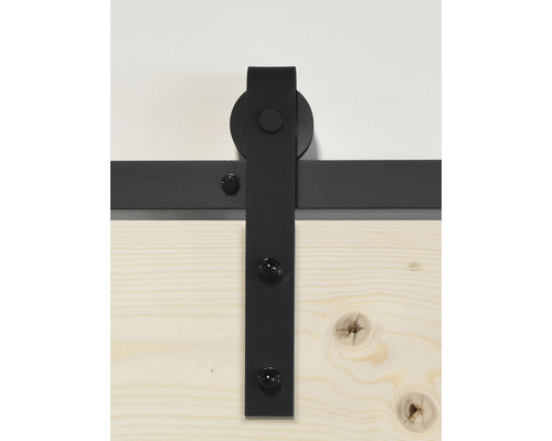 Pertura schuifdeur complete set Yorick British Vintage onbehandeld 950x2150 mm incl. looprail met rol, krukgarnituur