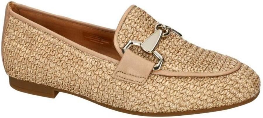 Gabor -Dames zandkleur ballerina's & mocassins