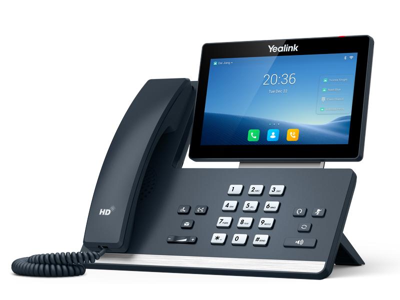 Yealink Tischtelefon T58W Grau Elite-Desktop-Kollaborationsgerät