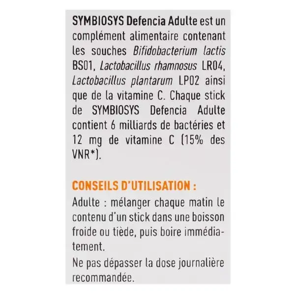 Symbiosys Defencia Adulte Lot de 2 x 30 gélules