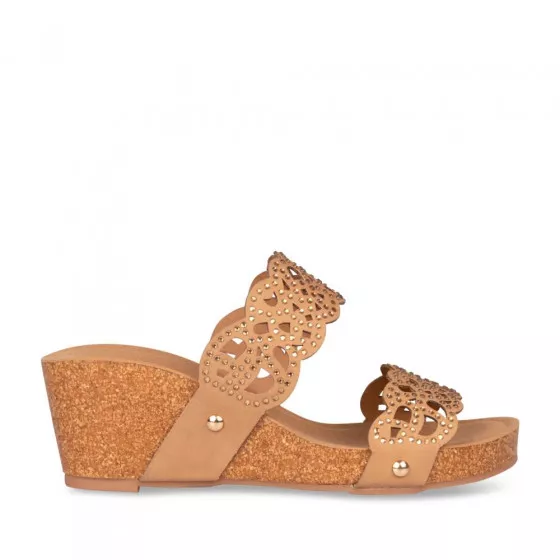 Mules COGNAC LADY GLAM