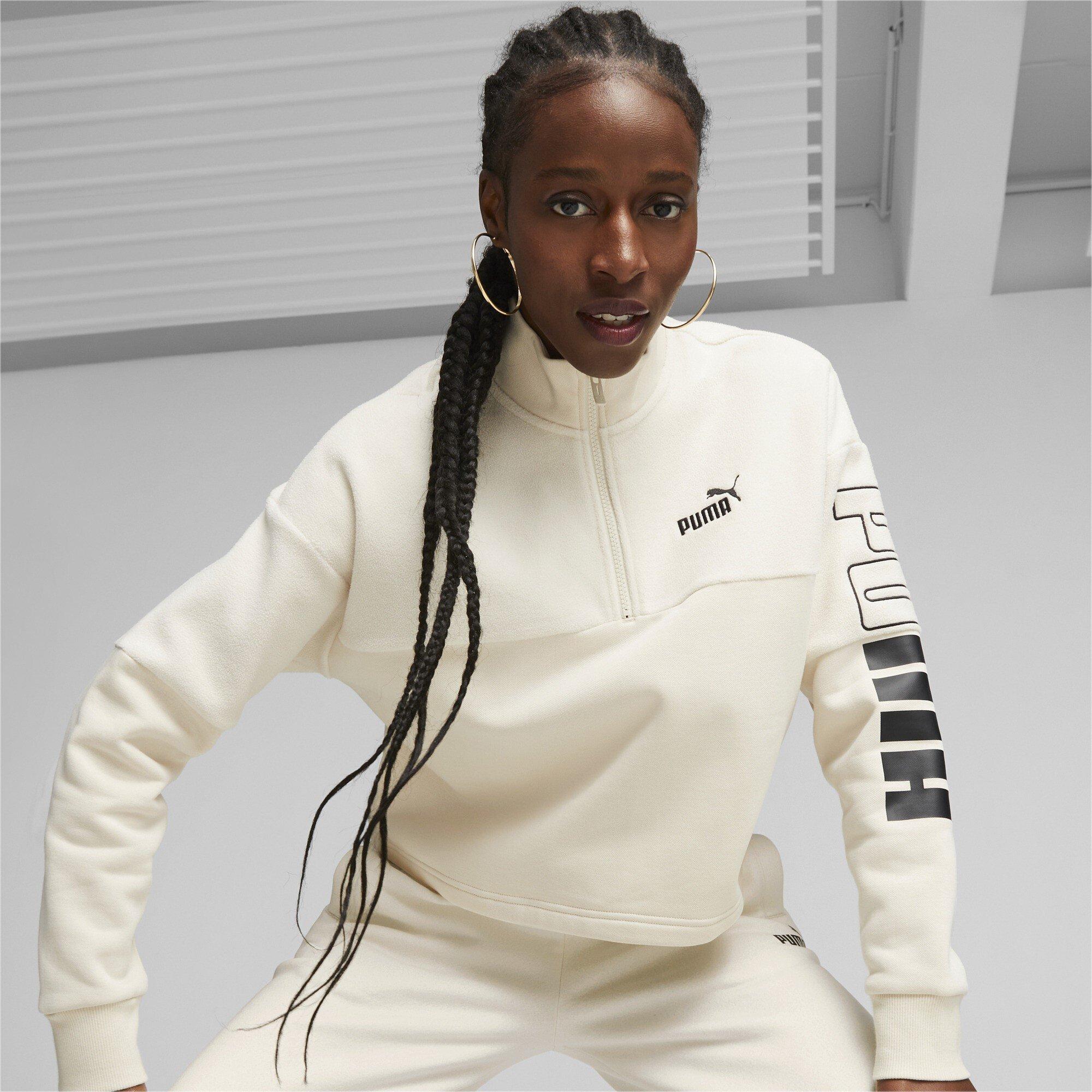 Puma PWRquarterZip Fleece Top