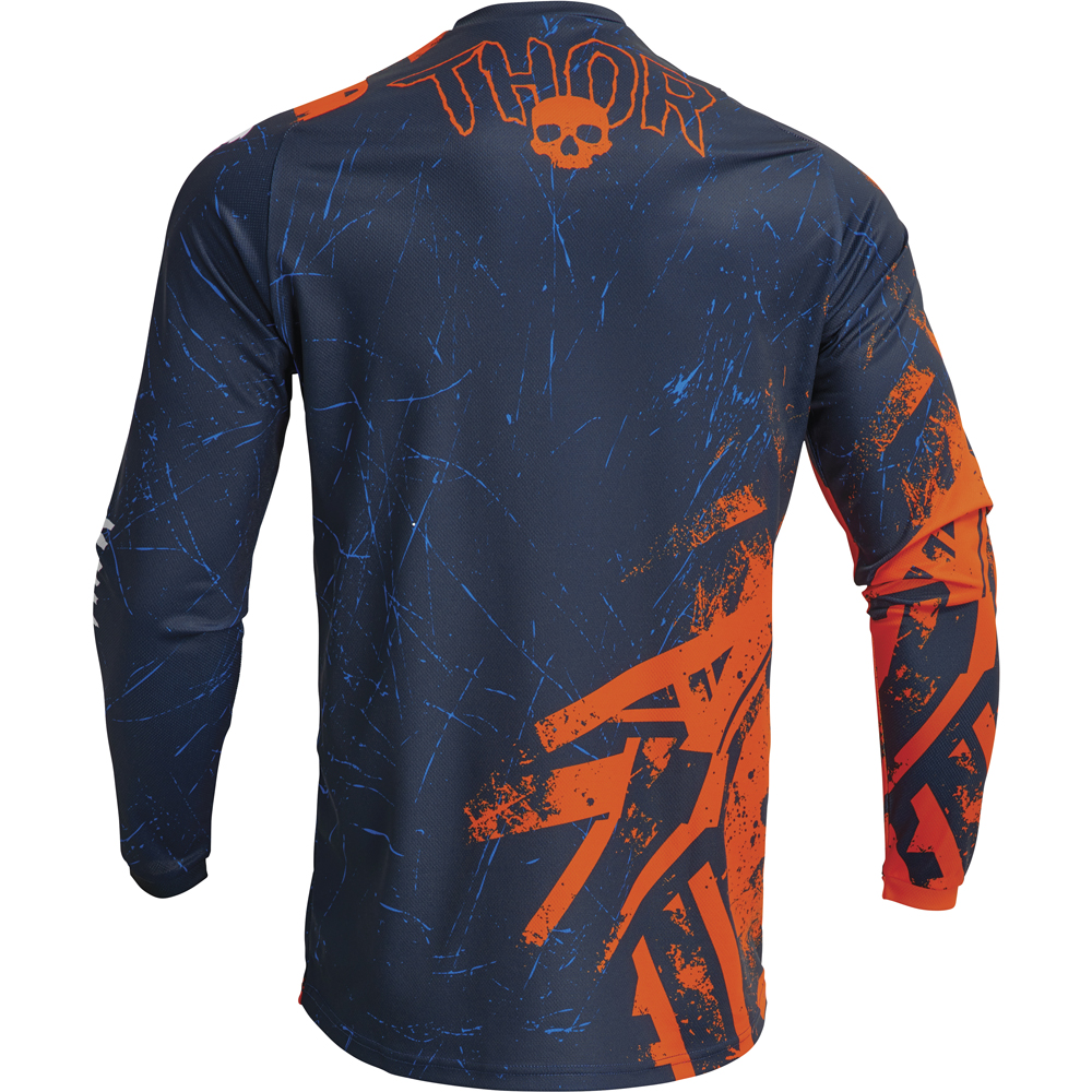 Thor Motocross - Maillot enfant Sector Gnar Navy / Orange