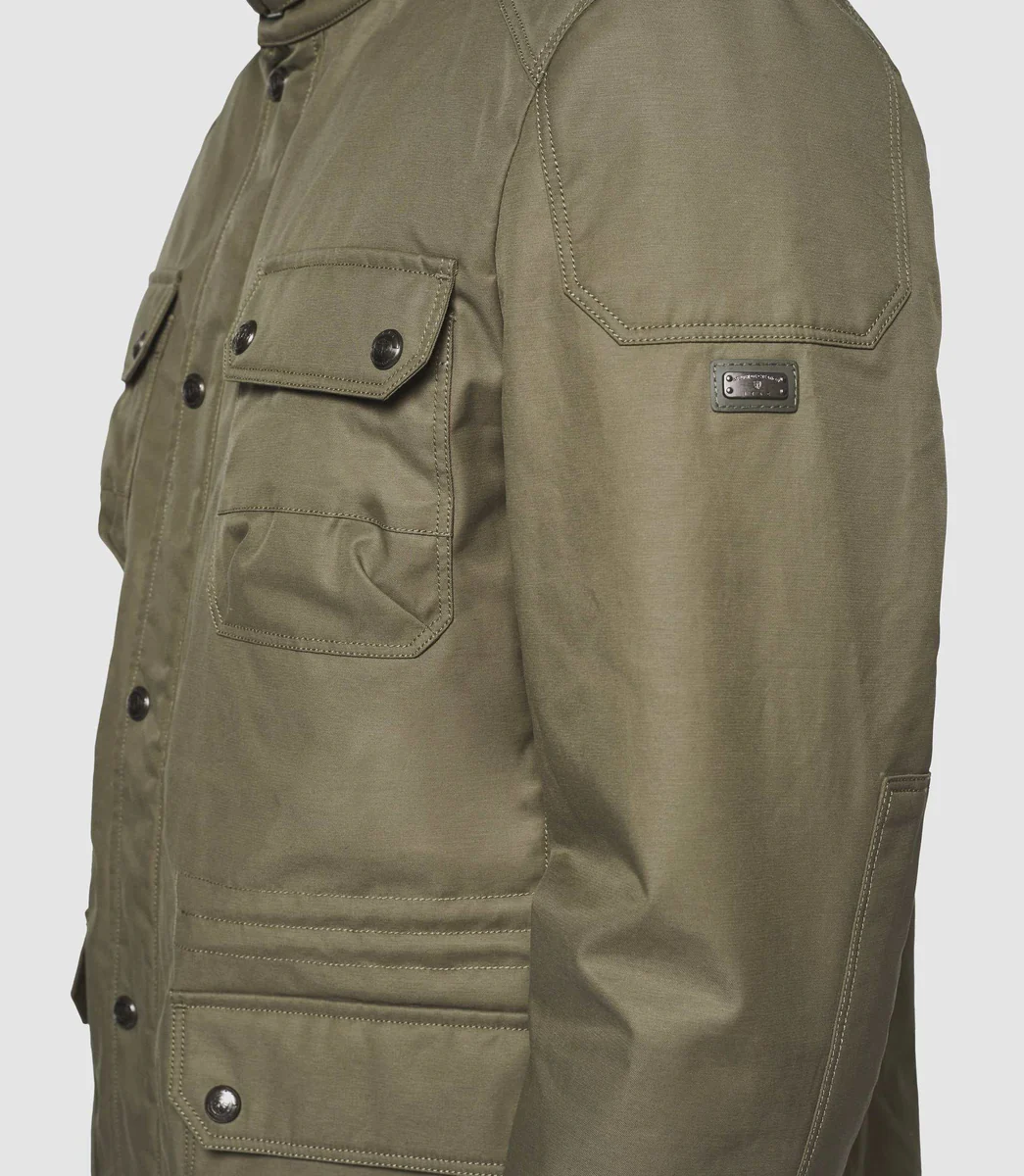 Parka courte quatre poches kaki 