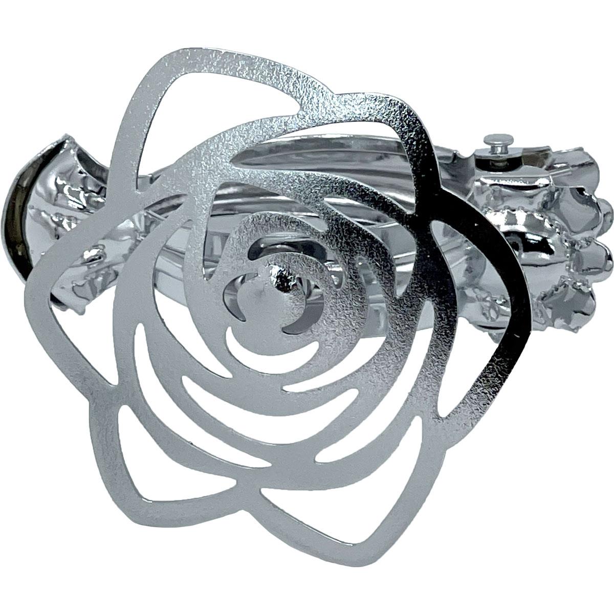 PINCE METAL GRAND MODELE LINA CHROME X2PIECES
