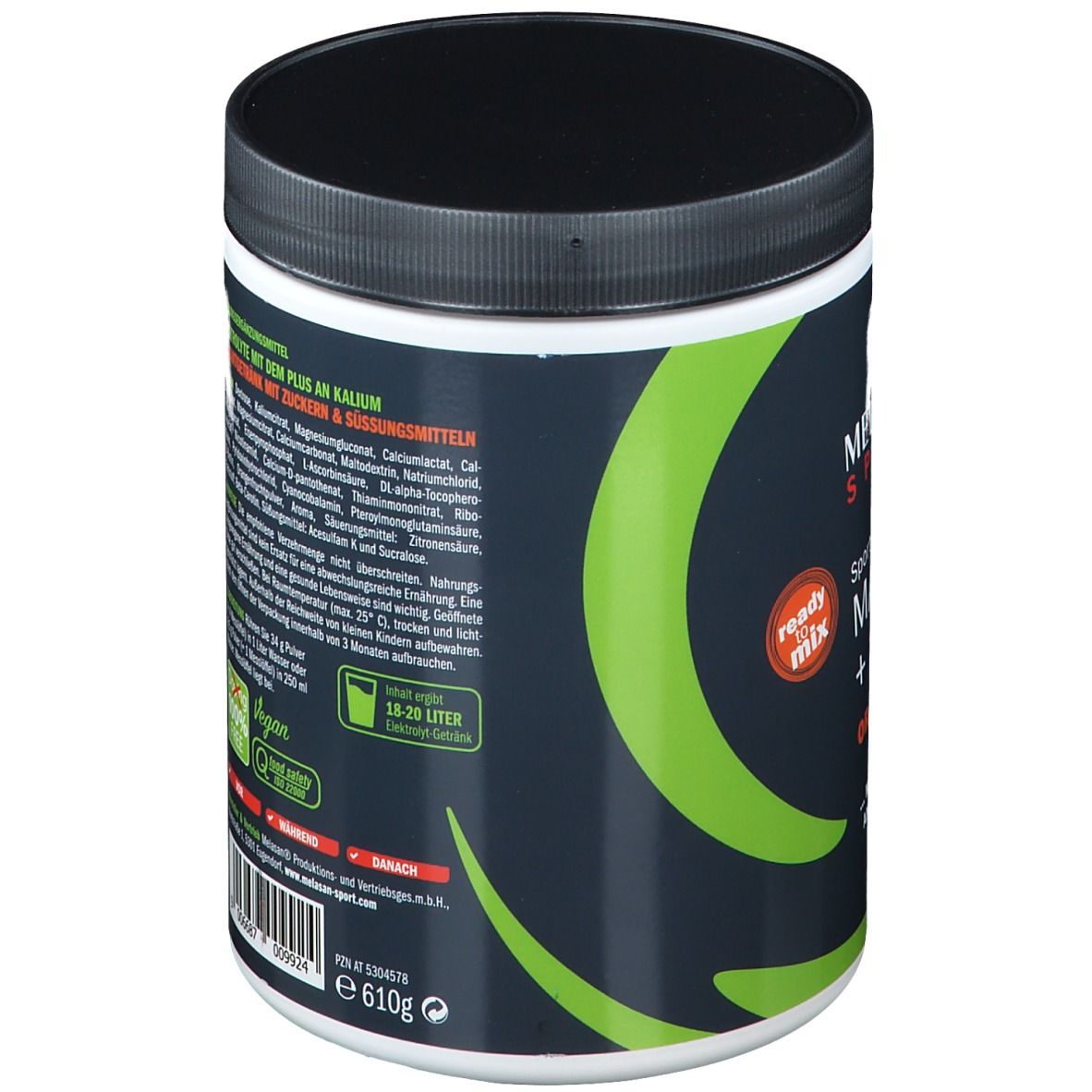 Melasan Sport® Sportgetränk mit Magnesium und Kalium Orange