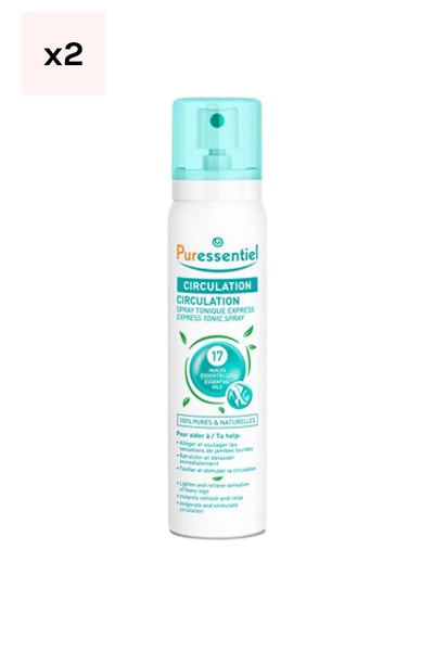 Sprays aux 17 huiles essentielles - Circulation - Corps - 2 x 100 ml