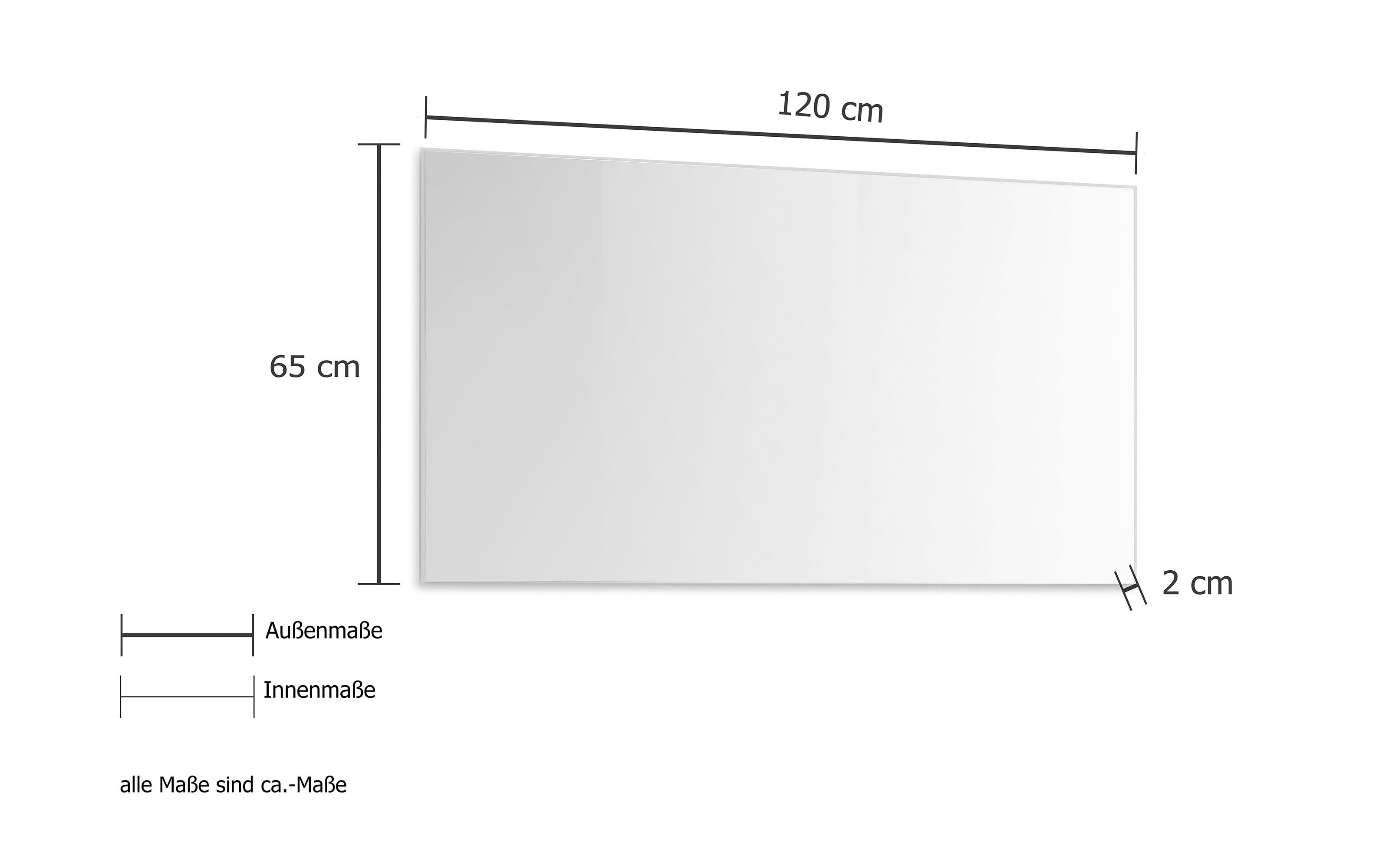 Spiegel II Atrium, klar, 120 x 65 cm