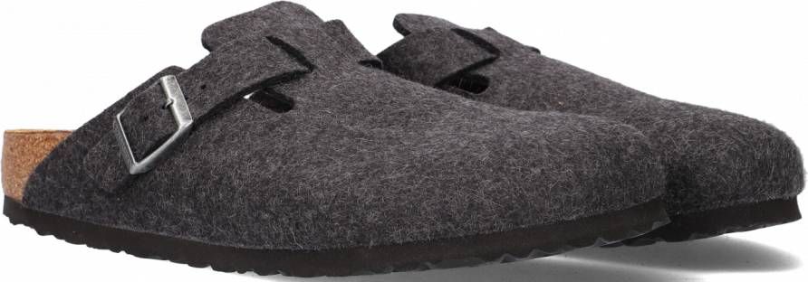 Birkenstock wollen Pantoffels Regular Anthracite Gray