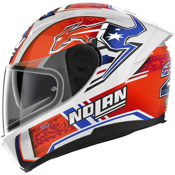 Nolan - Casque N60-6 Gemini Replica Casey Stoner Blanc / Rouge / Bleu