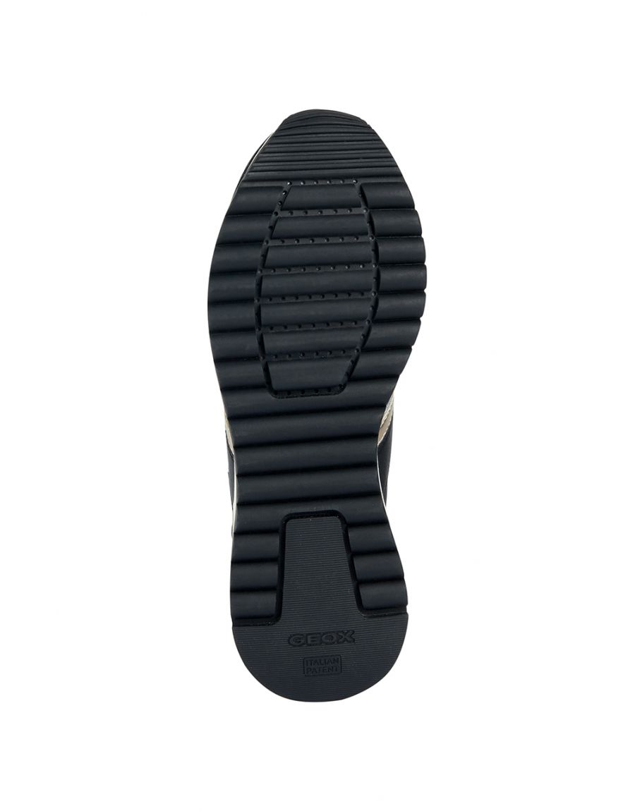 Baskets cuir noir