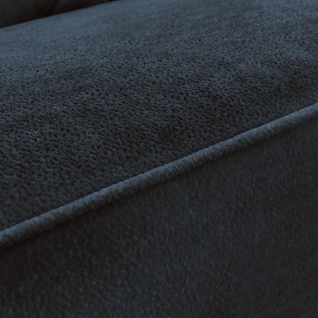 Bobochic Canapé convertible coffre ezechiel bleu foncé - 265x109x82 cm