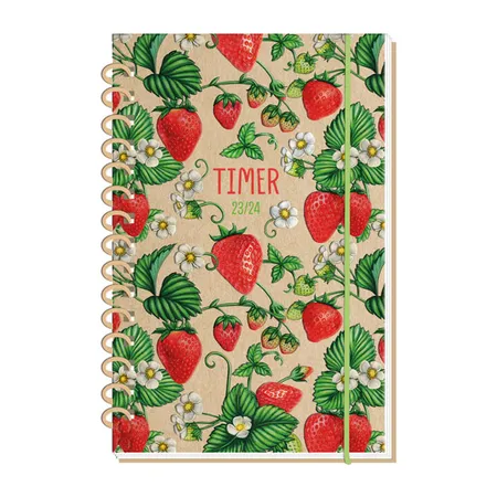 Trötsch Schülerkalender Flexi STRAWBERRY 23/24