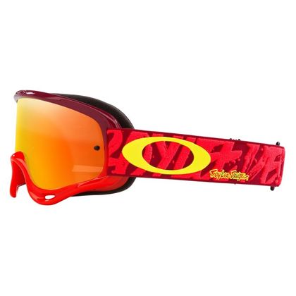 Masque cross Oakley O FRAME TLD PAINTED RED FIRE IRIDIUM 2024 - Rouge